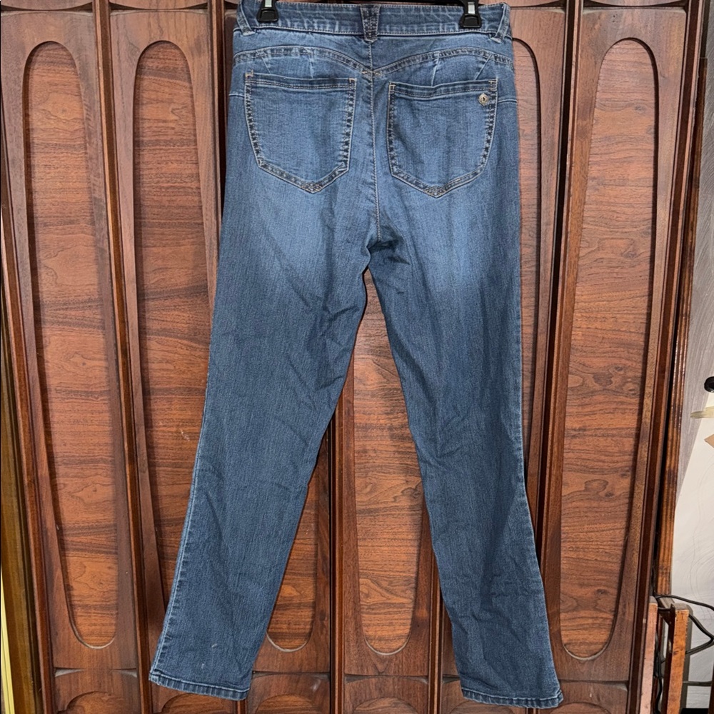 Democracy Women's Straight Leg Jeans - Medium Wash Blue